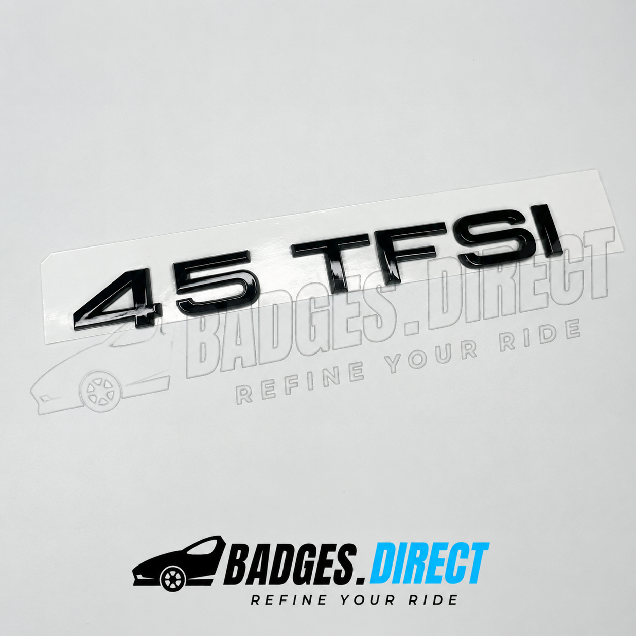 45 TFSI Gloss Black Rear Badge Letters