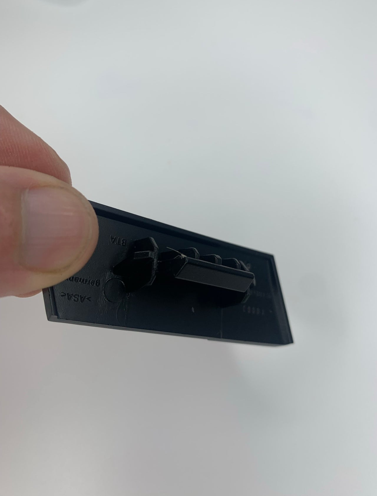 S3 Grill Gloss Black Badge - OEM Red