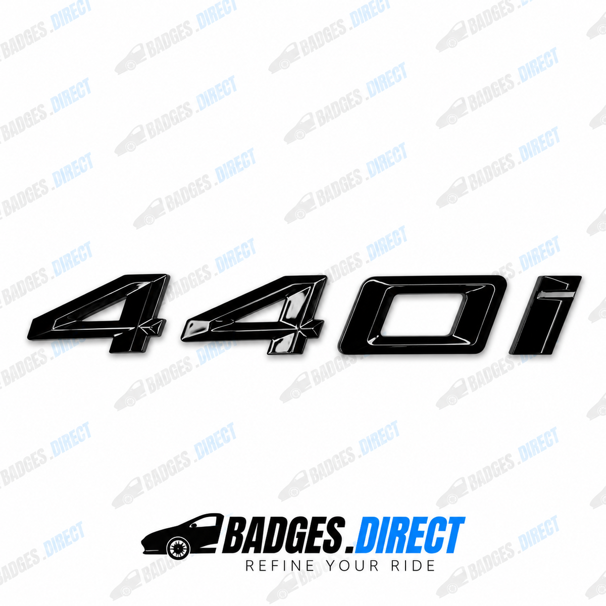 BMW 440i Gloss Black Rear Boot Badge