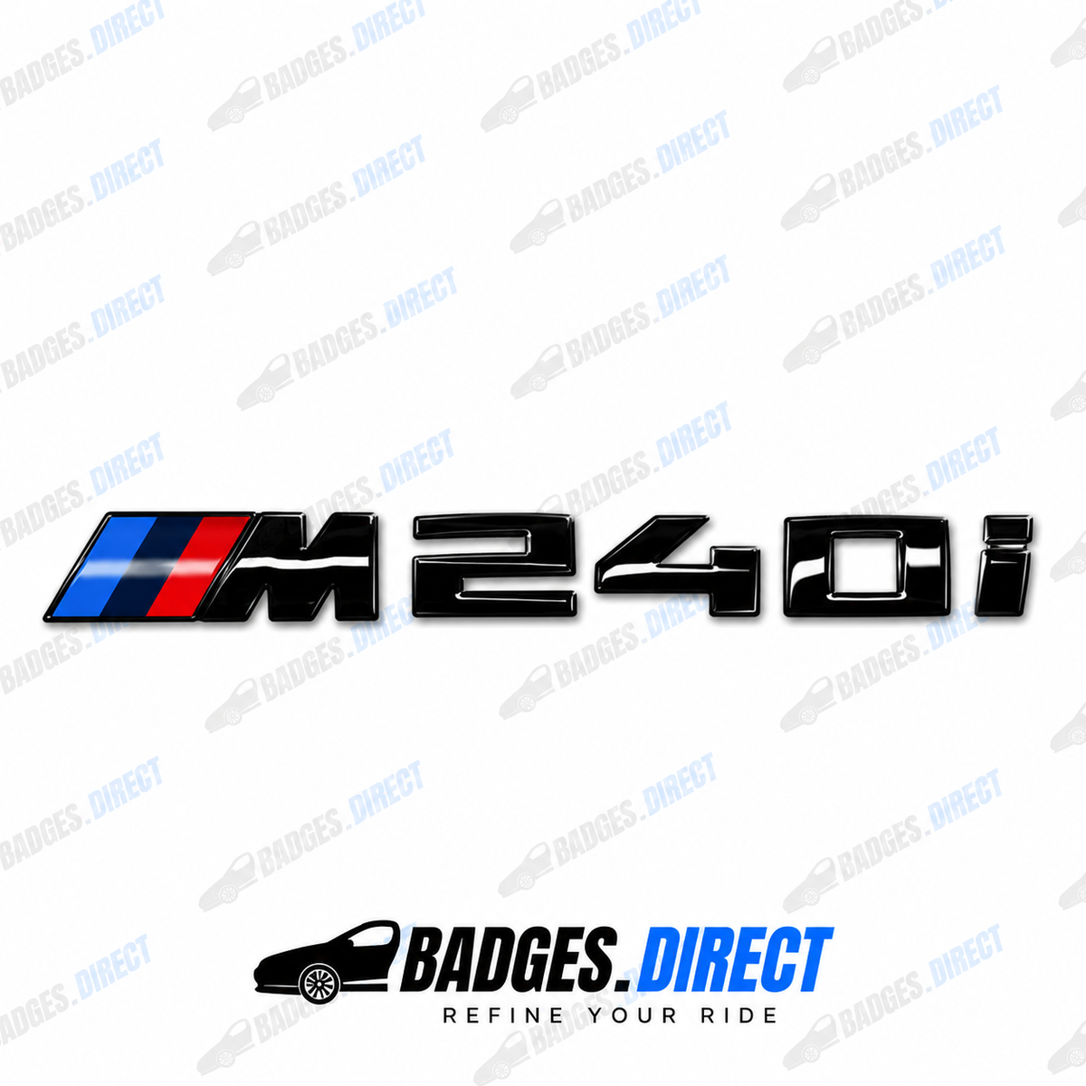 BMW M240i Gloss Black Rear Boot Badge