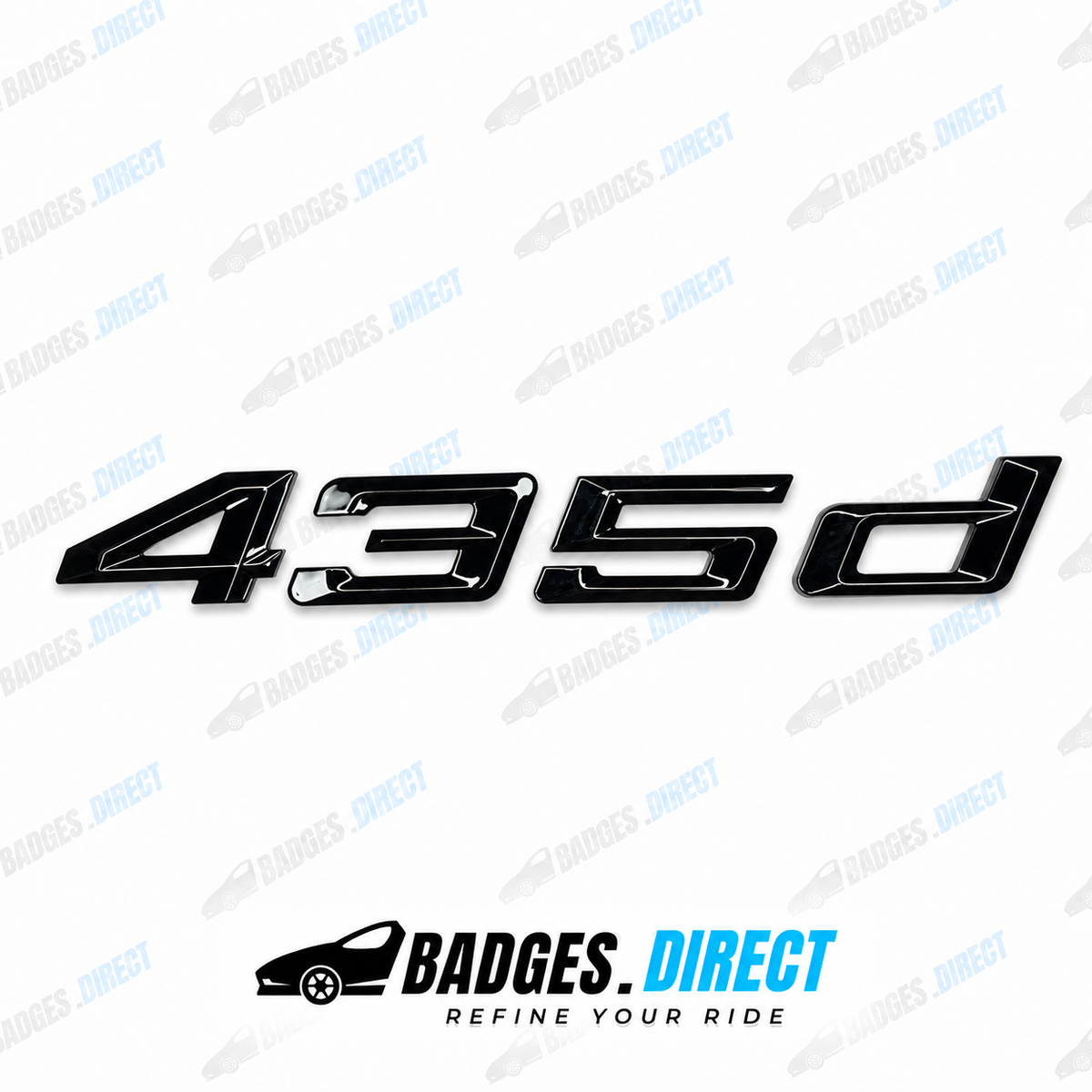 BMW 435d Gloss Black Rear Boot Badge