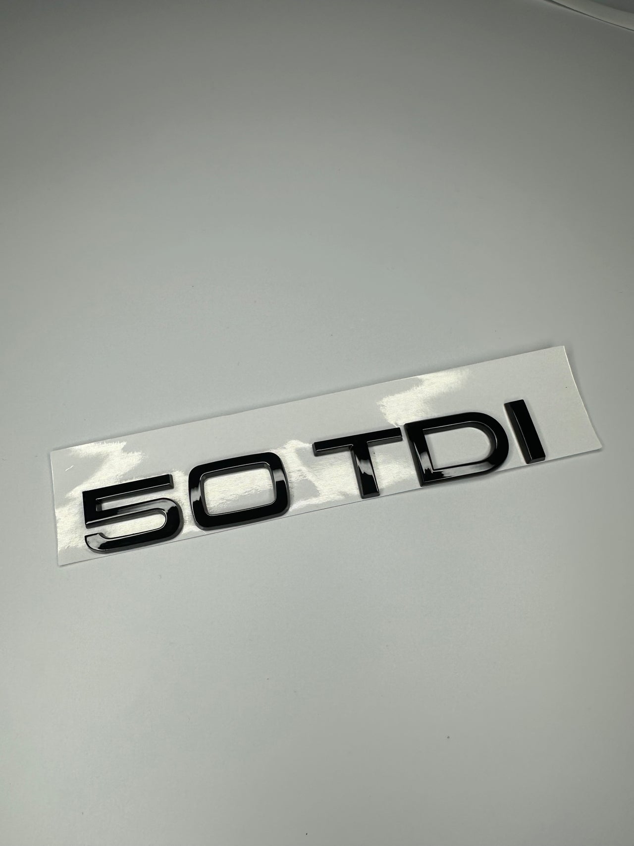 50 TDI Gloss Black Rear Badge Letters