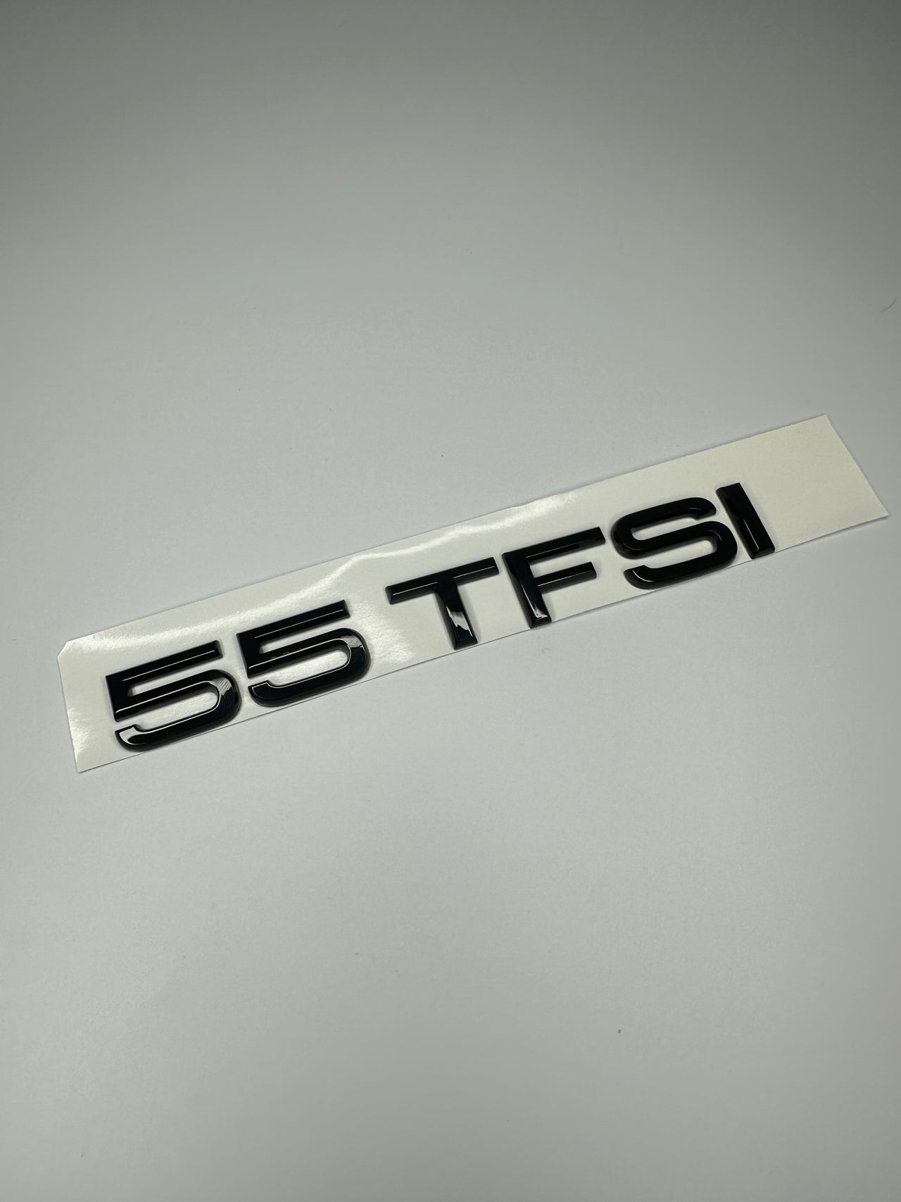 55 TFSI Gloss Black Rear Badge Letters