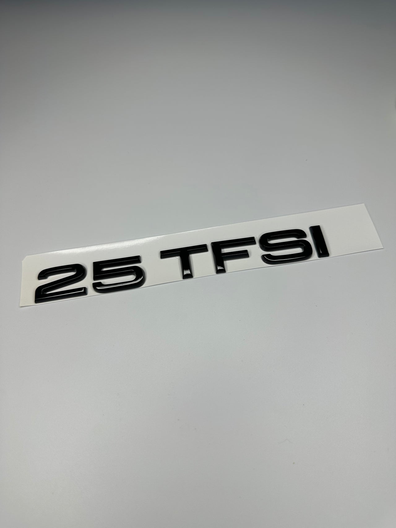 25 TFSI Gloss Black Rear Badge Letters