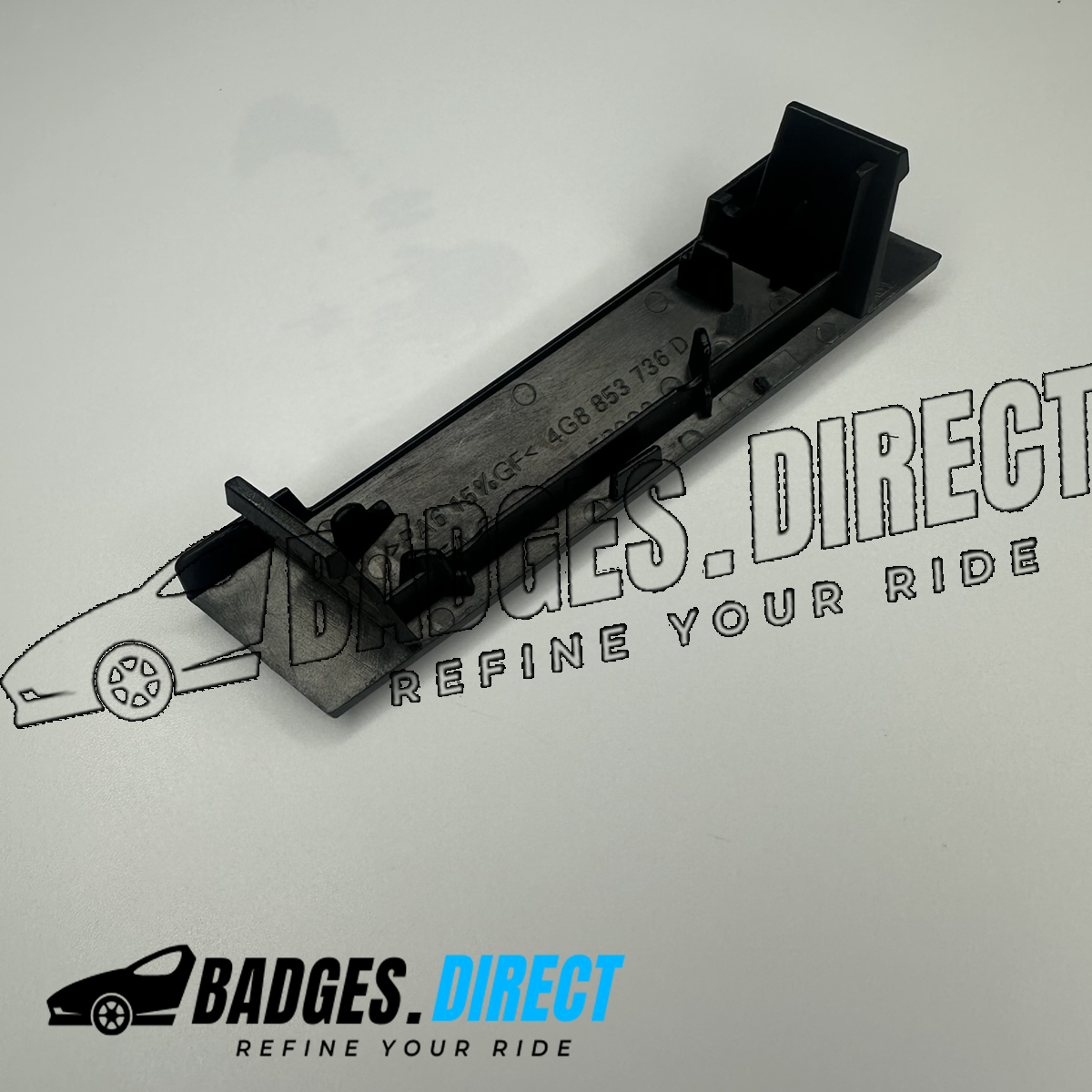 SQ7 OEM Fit Grill Badge Gloss Black