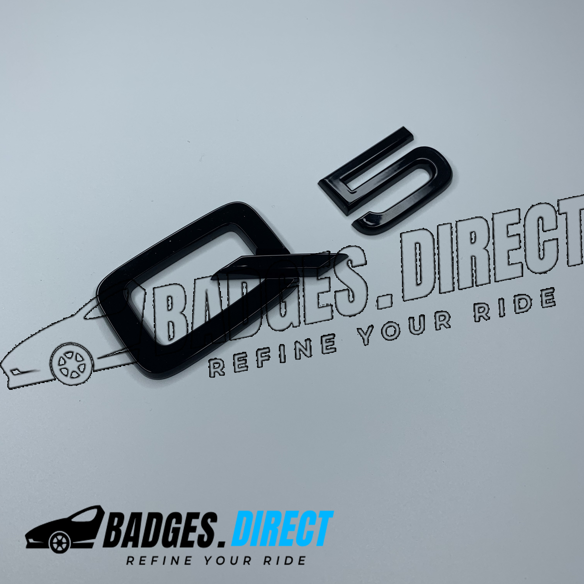 Q5 Rear Badge Gloss Black