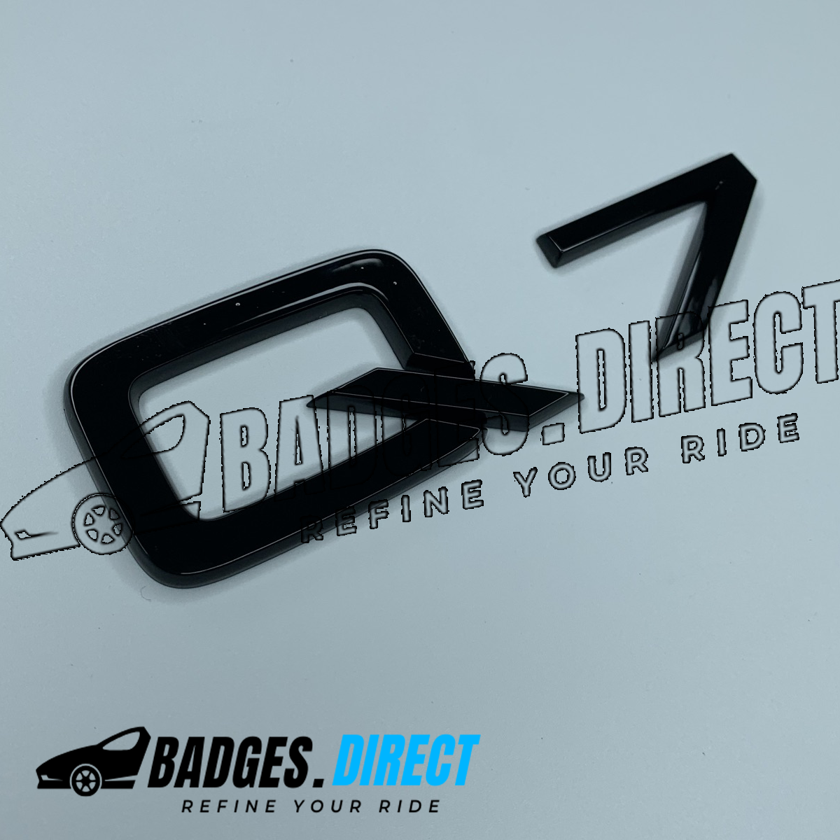 Q7 Rear Badge Gloss Black