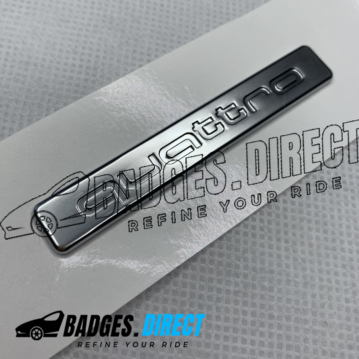 Interior Quattro Silver Badge