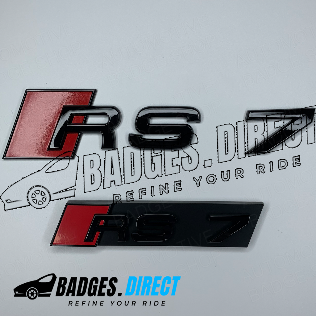 RS7 Rear Badge and Grill