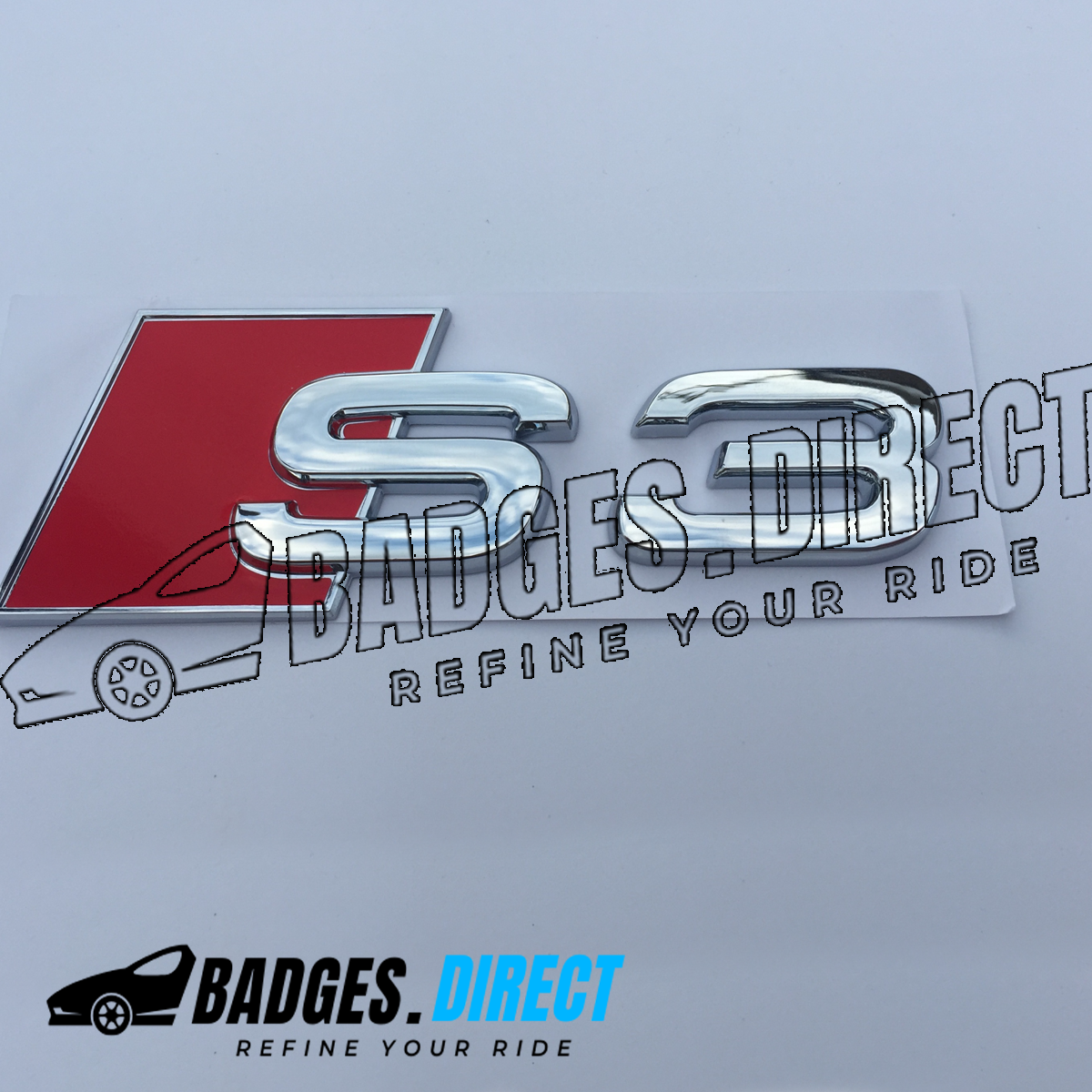 S3 Rear Chrome OEM Red