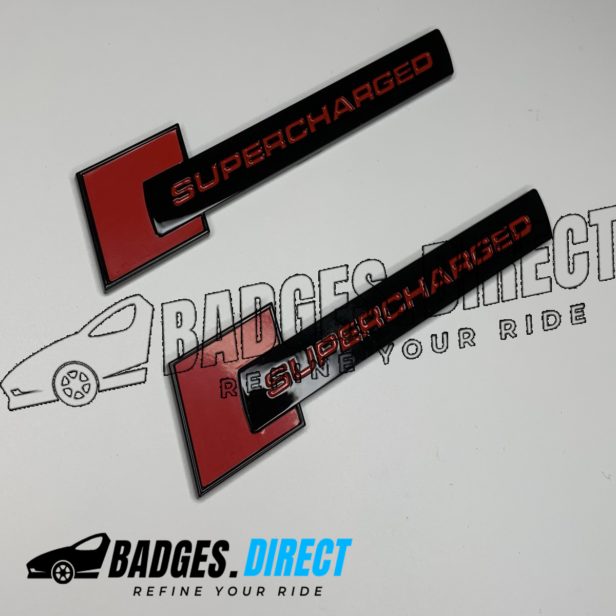 X2 Supercharged Side Badges