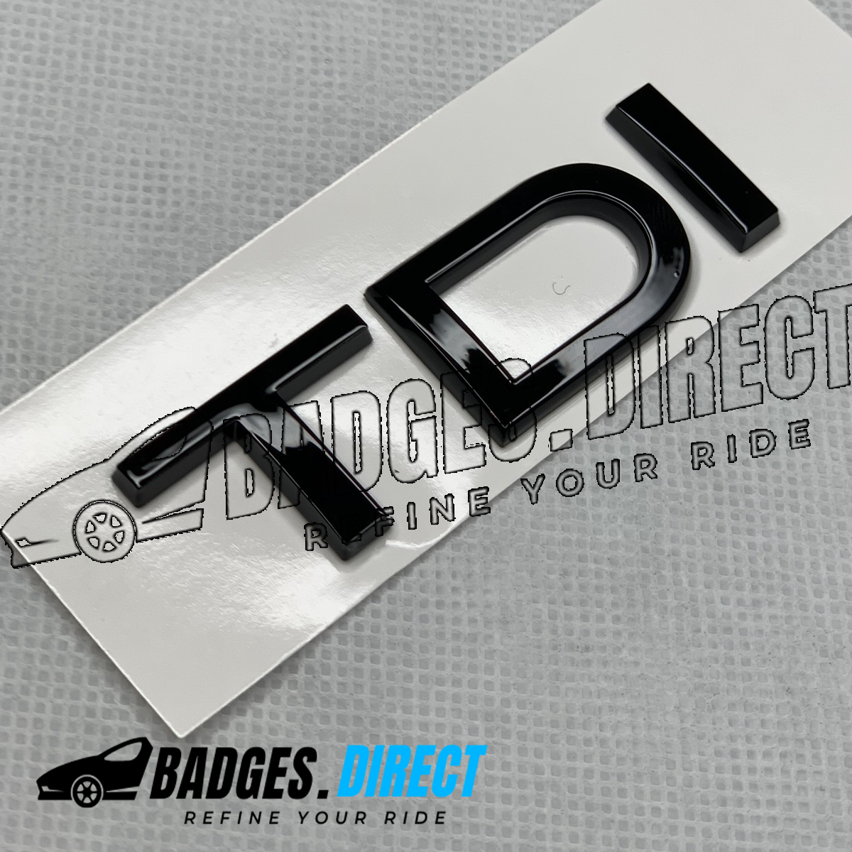 TDI Rear Gloss Black Badge
