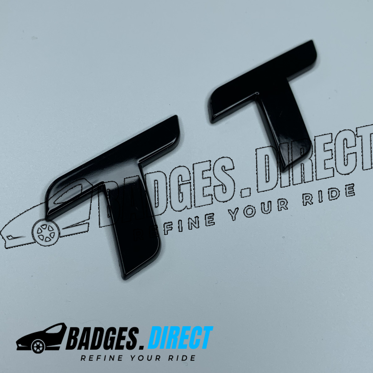 TT Mk2 Rear Badge Gloss Black