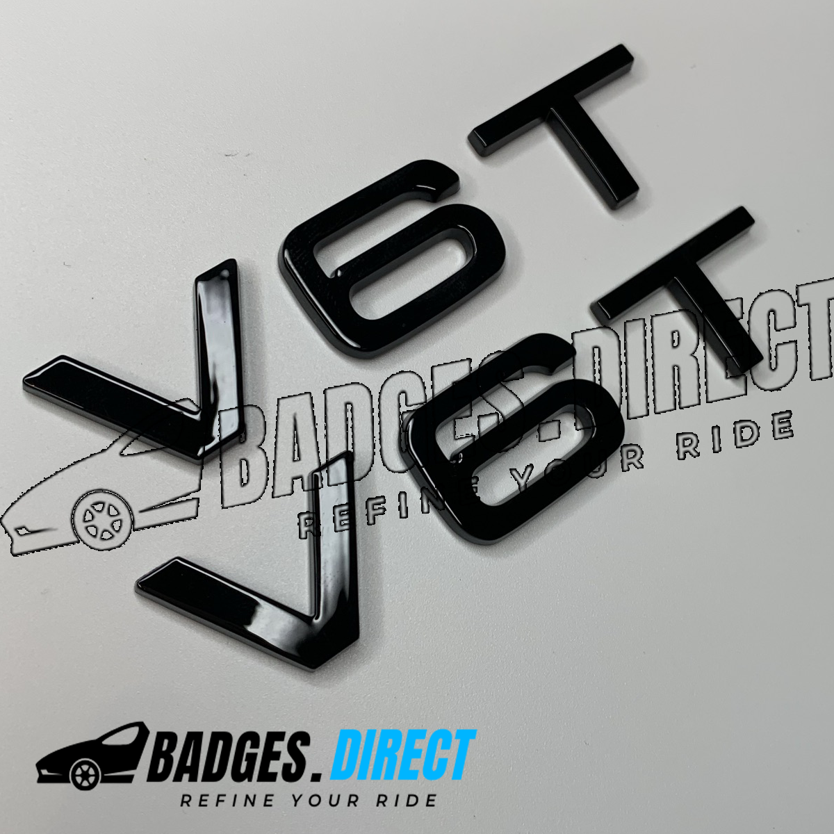 X2 V6T Gloss Black Side Badges (Copy)