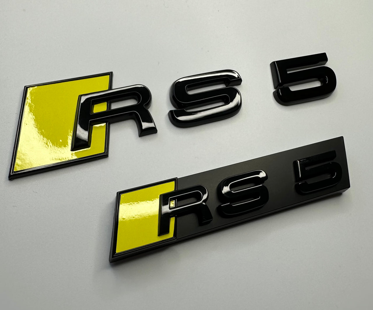 Bumblebee Yellow RS5 Rear and Grill Badge