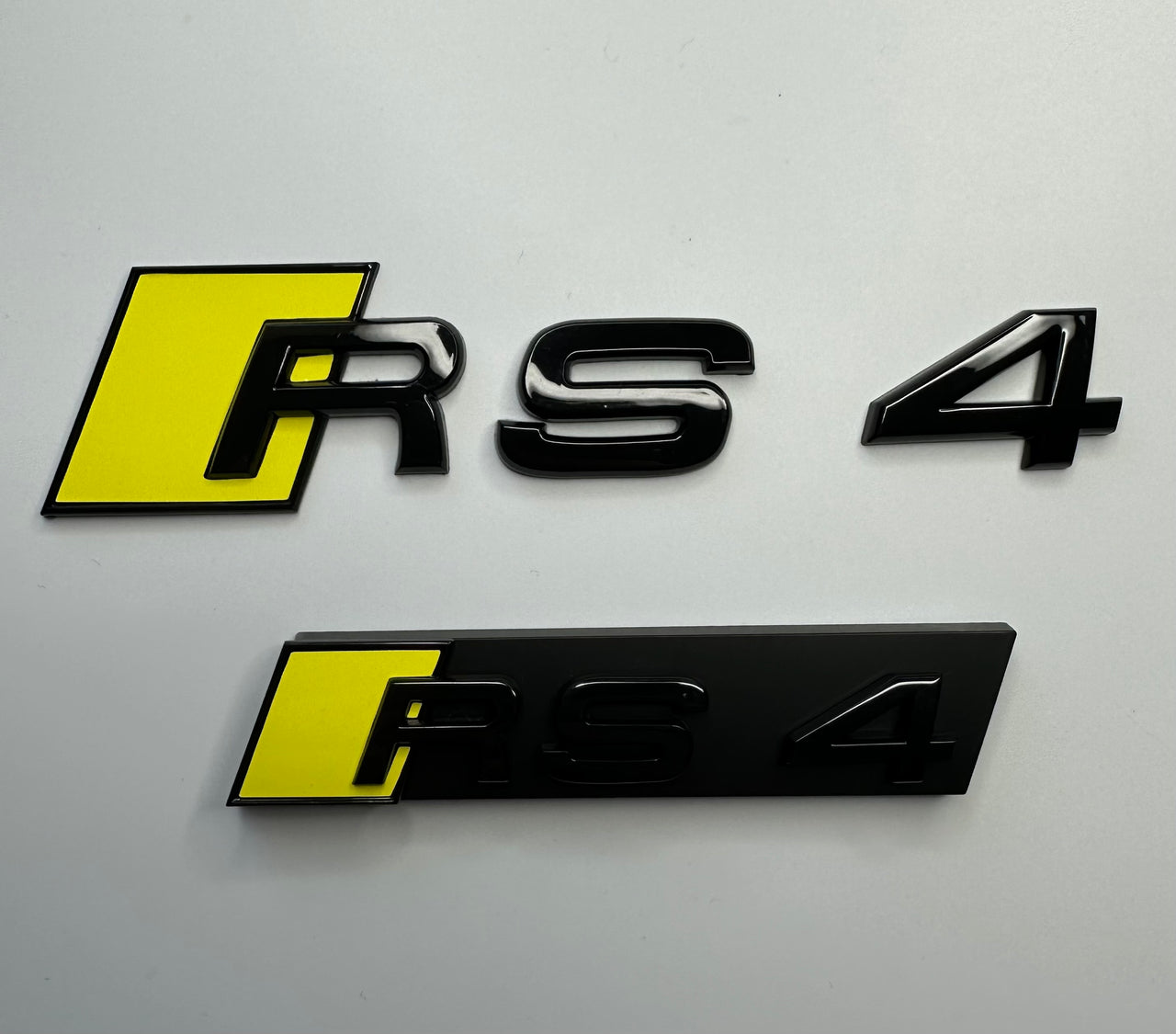 Bumblebee Yellow RS4 Rear and Grill Badge