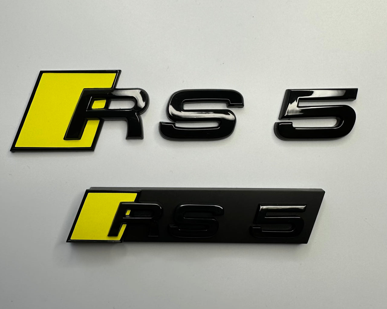 Bumblebee Yellow RS5 Rear and Grill Badge