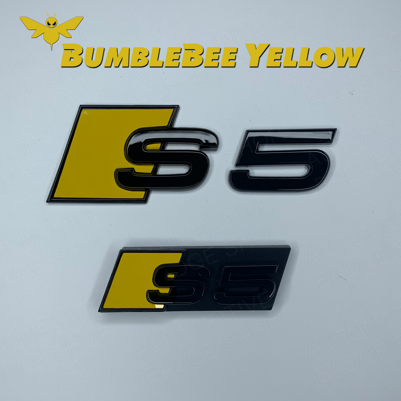 Bumble Bee Yellow S5 Rear and Grill Badge