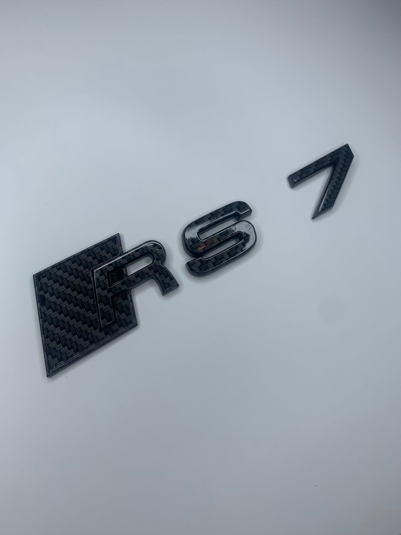 Audi RS7 Carbon Fibre Rear Badge