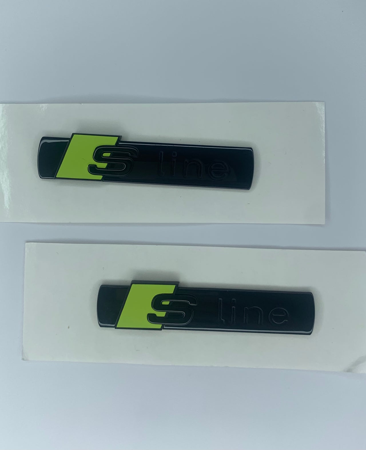 x2 S Line Side Badges Acid Green