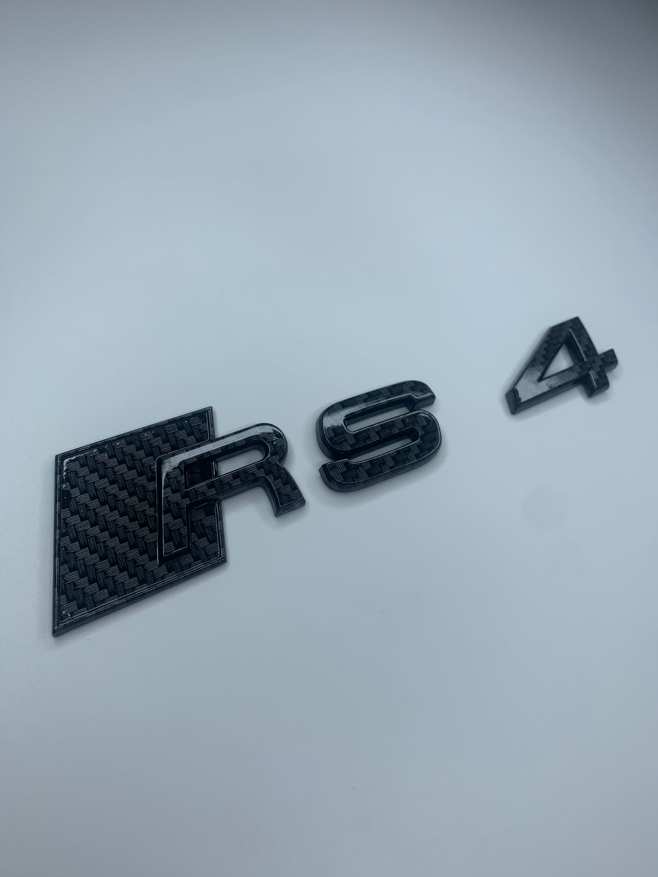 Audi RS4 Carbon Fibre Rear Badge