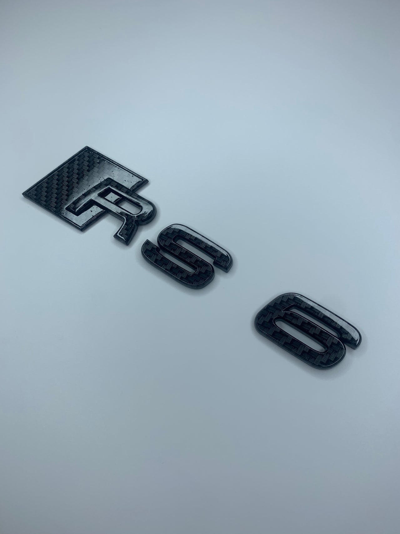 Audi RS6 Carbon Fibre Rear Badge