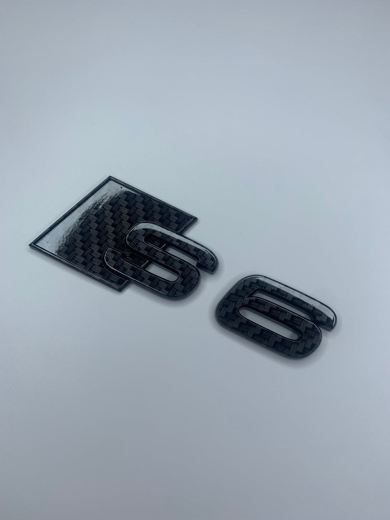 Audi S6 Carbon Fibre Rear Badge