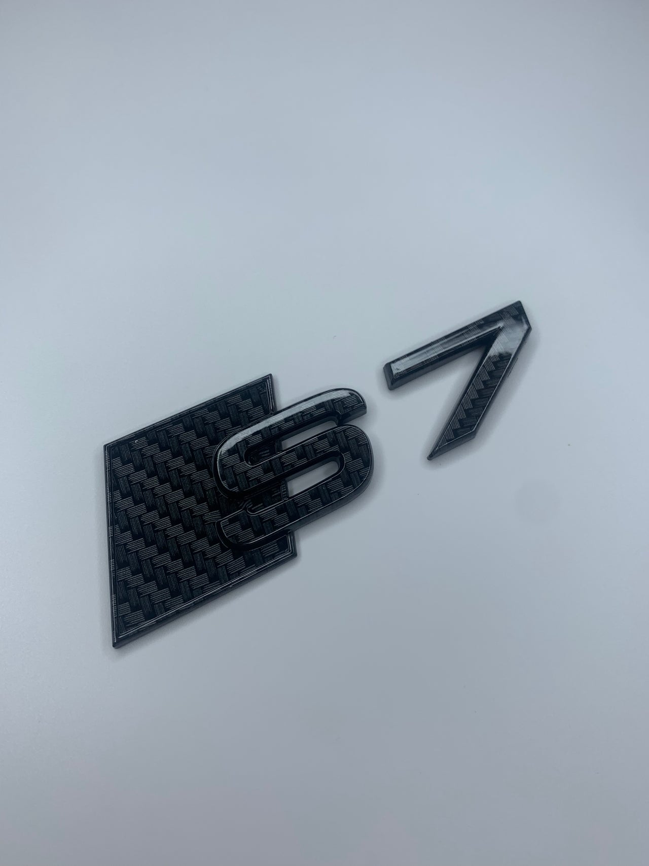 Audi S7 Carbon Fibre Rear Badge